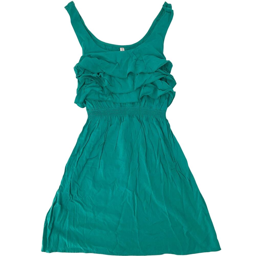 Xhilaration Girls Green Dress Sleeveless Summer Dress, size S